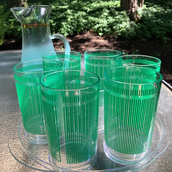 60’s VTG SIGNED Shafford Plastic Drinkware & Appetizer Cup . 8 pc set. Fantastic - Picture 3 of 8